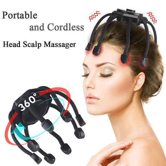 Electric Octopus Claw Head Scalp Massager