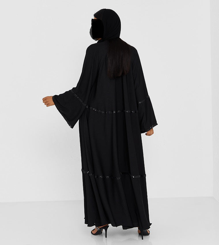 Embellished Long Sleeve Abaya